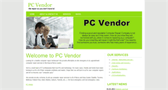 Desktop Screenshot of pc.vendor.net